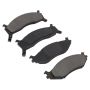 MPA 1003-0524M Quality-Built Black Series Semi-Metallic Brake Pads w/ Hardware