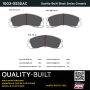 MPA 1003-0530AC Quality-Built Black Series Ceramic Brake Pads w/ Hardware