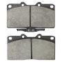 MPA 1003-0531M Quality-Built Black Series Semi-Metallic Brake Pads w/ Hardware