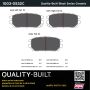 MPA 1003-0532C Quality-Built Black Series Ceramic Brake Pads w/ Hardware