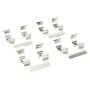 MPA 1003-0532C Quality-Built Black Series Ceramic Brake Pads w/ Hardware