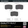 MPA 1003-0536AC Quality-Built Black Series Ceramic Brake Pads w/ Hardware