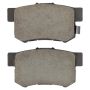 MPA 1003-0537AC Quality-Built Black Series Ceramic Brake Pads w/ Hardware