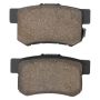 MPA 1003-0537BC Quality-Built Black Series Ceramic Brake Pads w/ Hardware
