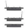 MPA 1003-0537BC Quality-Built Black Series Ceramic Brake Pads w/ Hardware