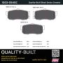 MPA 1003-0540C Quality-Built Black Series Ceramic Brake Pads w/ Hardware