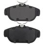 MPA 1003-0542C Quality-Built Black Series Ceramic Brake Pads w/ Hardware