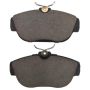 MPA 1003-0542M Quality-Built Black Series Semi-Metallic Brake Pads w/ Hardware