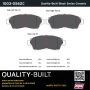 MPA 1003-0562C Quality-Built Black Series Ceramic Brake Pads w/ Hardware