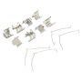 MPA 1003-0562C Quality-Built Black Series Ceramic Brake Pads w/ Hardware