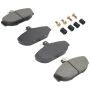 MPA 1003-0565M Quality-Built Black Series Semi-Metallic Brake Pads w/ Hardware