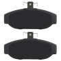 MPA 1003-0565M Quality-Built Black Series Semi-Metallic Brake Pads w/ Hardware