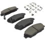 MPA 1003-0568C Quality-Built Black Series Ceramic Brake Pads w/ Hardware
