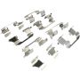 MPA 1003-0568C Quality-Built Black Series Ceramic Brake Pads w/ Hardware