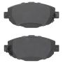 MPA 1003-0571C Quality-Built Black Series Ceramic Brake Pads w/ Hardware
