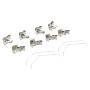 MPA 1003-0571C Quality-Built Black Series Ceramic Brake Pads w/ Hardware