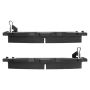 MPA 1003-0571C Quality-Built Black Series Ceramic Brake Pads w/ Hardware