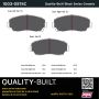 MPA 1003-0574C Quality-Built Black Series Ceramic Brake Pads w/ Hardware