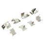 MPA 1003-0574C Quality-Built Black Series Ceramic Brake Pads w/ Hardware