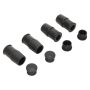 MPA 1003-0576C Quality-Built Black Series Ceramic Brake Pads w/ Hardware