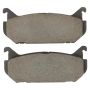 MPA 1003-0584C Quality-Built Black Series Ceramic Brake Pads w/ Hardware