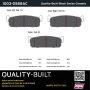 MPA 1003-0588AC Quality-Built Black Series Ceramic Brake Pads w/ Hardware