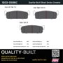 MPA 1003-0588C Quality-Built Black Series Ceramic Brake Pads w/ Hardware