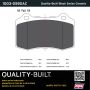 MPA 1003-0592AC Quality-Built Black Series Ceramic Brake Pads