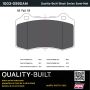 MPA 1003-0592AM Quality-Built Black Series Semi-Metallic Brake Pads