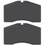MPA 1003-0594M Quality-Built Black Series Semi-Metallic Brake Pads
