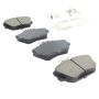 MPA 1003-0598C Quality-Built Black Series Ceramic Brake Pads w/ Hardware