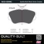 MPA 1003-0598C Quality-Built Black Series Ceramic Brake Pads w/ Hardware