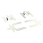 MPA 1003-0598C Quality-Built Black Series Ceramic Brake Pads w/ Hardware