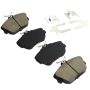 MPA 1003-0598M Quality-Built Black Series Semi-Metallic Brake Pads w/ Hardware