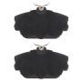 MPA 1003-0598M Quality-Built Black Series Semi-Metallic Brake Pads w/ Hardware