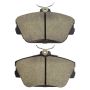 MPA 1003-0598M Quality-Built Black Series Semi-Metallic Brake Pads w/ Hardware