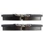 MPA 1003-0598M Quality-Built Black Series Semi-Metallic Brake Pads w/ Hardware