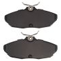 MPA 1003-0599M Quality-Built Black Series Semi-Metallic Brake Pads w/ Hardware