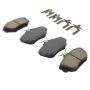 MPA 1003-0601C Quality-Built Black Series Ceramic Brake Pads w/ Hardware