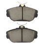 MPA 1003-0601C Quality-Built Black Series Ceramic Brake Pads w/ Hardware