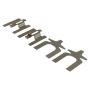 MPA 1003-0601C Quality-Built Black Series Ceramic Brake Pads w/ Hardware