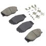 MPA 1003-0604C Quality-Built Black Series Ceramic Brake Pads w/ Hardware