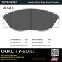 MPA 1003-0604C Quality-Built Black Series Ceramic Brake Pads w/ Hardware