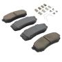 MPA 1003-0606C Quality-Built Black Series Ceramic Brake Pads w/ Hardware