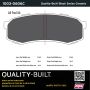 MPA 1003-0606C Quality-Built Black Series Ceramic Brake Pads w/ Hardware