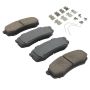 MPA 1003-0606M Quality-Built Black Series Semi-Metallic Brake Pads w/ Hardware