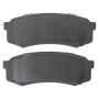 MPA 1003-0606M Quality-Built Black Series Semi-Metallic Brake Pads w/ Hardware