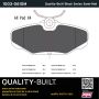 MPA 1003-0610M Quality-Built Black Series Semi-Metallic Brake Pads w/ Hardware