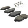 MPA 1003-0612C Quality-Built Black Series Ceramic Brake Pads w/ Hardware