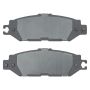 MPA 1003-0613C Quality-Built Black Series Ceramic Brake Pads w/ Hardware